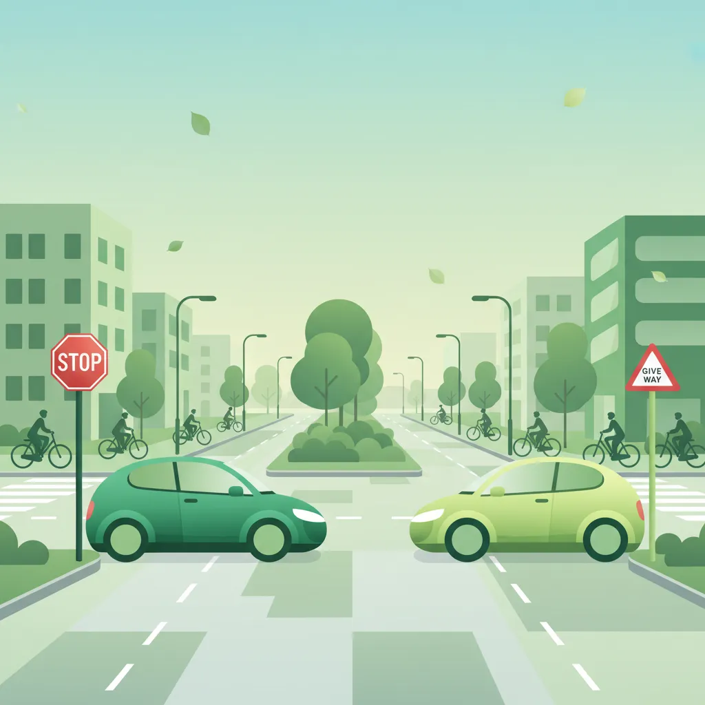 Intersection Priority: Stop and Give-Way Signs lesson image