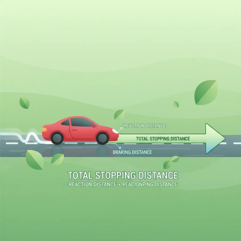 Obraz lekcji Obliczanie Drogi Hamowania