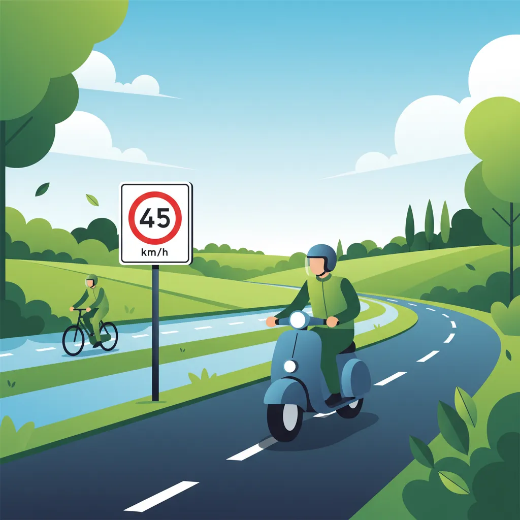 Teoría del Permiso de Conducir Neerlandés: Velocidades Máximas para Ciclomotores, Snorfietsen, Speed Pedelecs y Brommobiels