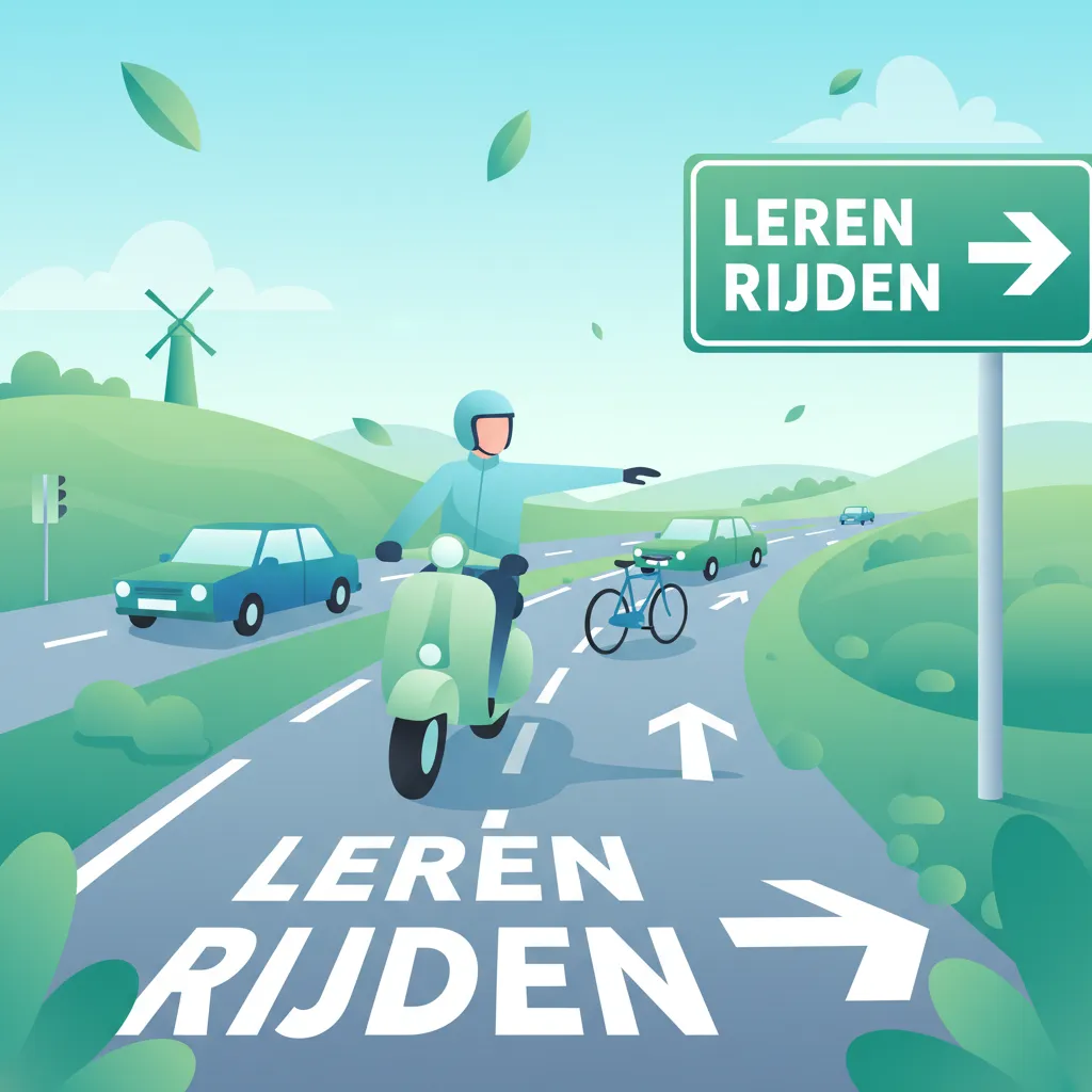 Posición y señalización de ciclomotores en el tráfico holandés