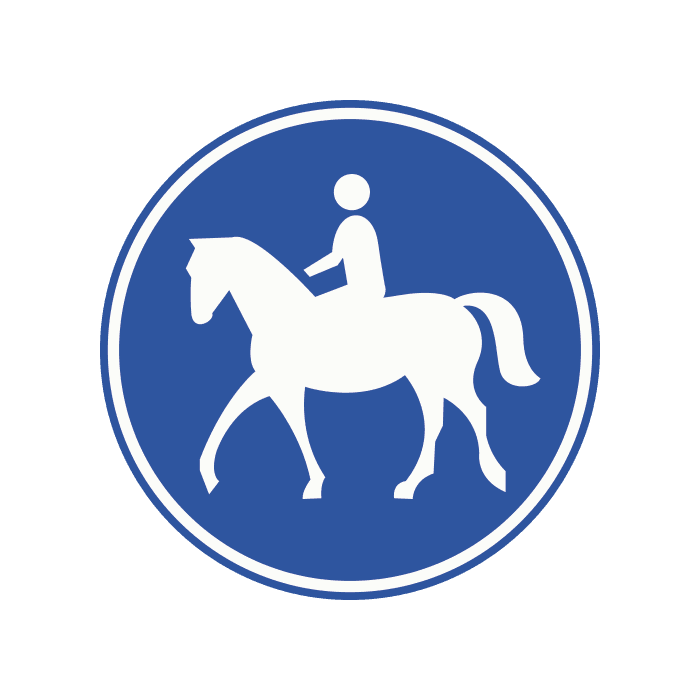 G9 - Start of Bridle Path road sign