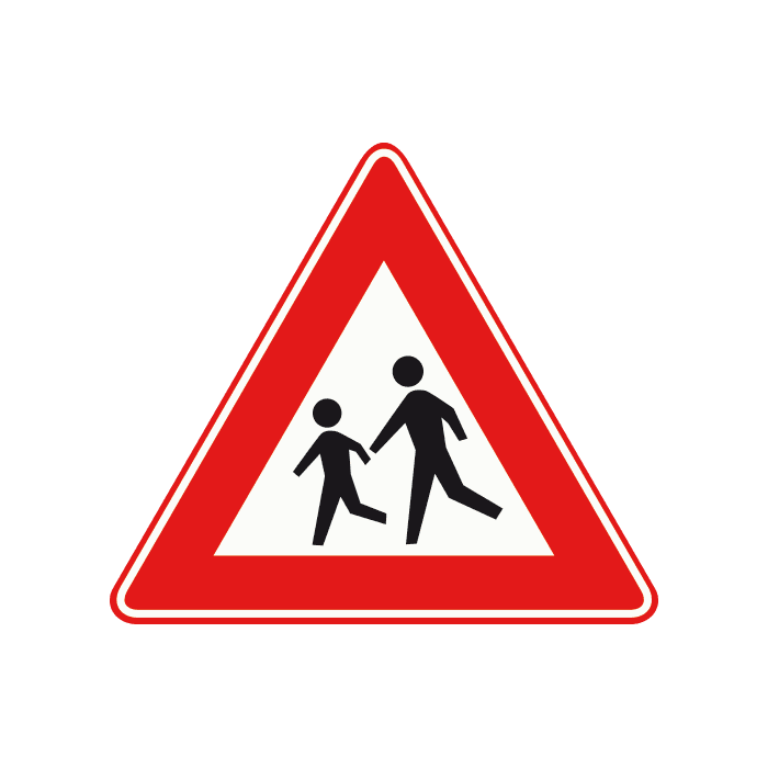 J21 - Kinderen verkeersbord