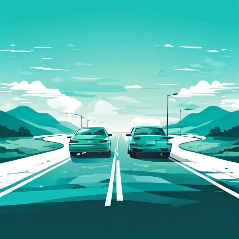 Tillvägagångssätt vid blockerad fil: Juridiska val av fil och väjningsregler