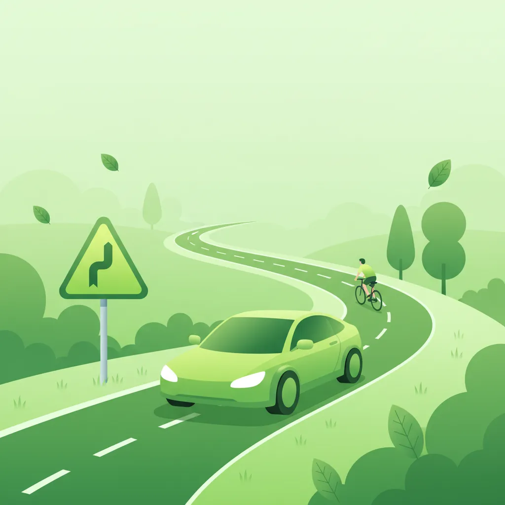 Hoi A2 motorcykelteori (A2): Hantering av kurvfaror