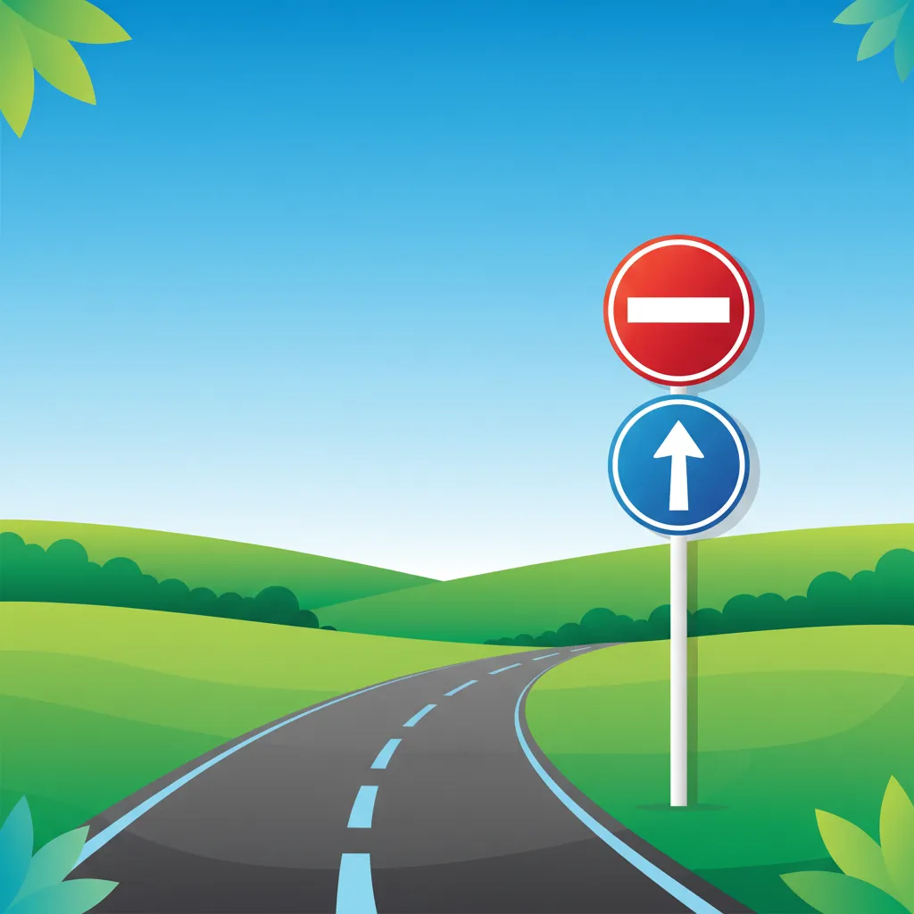 Reglerande skyltar (förbudsskyltar och påbudsskyltar) översiktsbild för lektionen