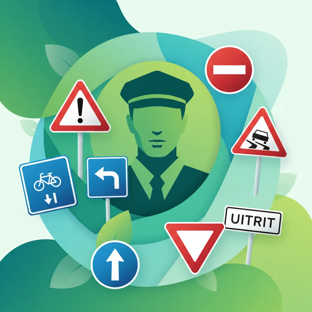 Recognition of Foreign Road Signs (buitenlandse borden) lesson overview image