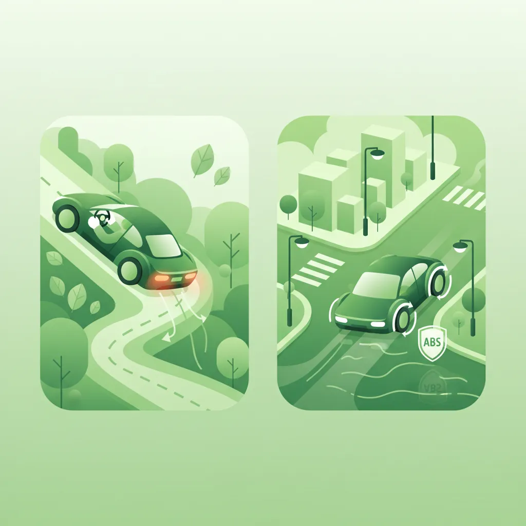 Dutch Driving Theory AM: Use of Engine Braking and ABS (if equipped)