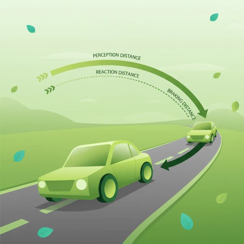 Calculating Total Stopping Distance lesson image