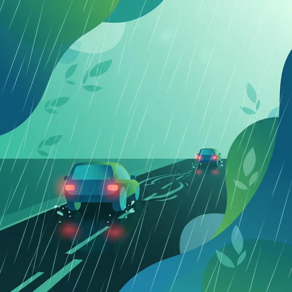 Adjusting Following Distance in Adverse Conditions lesson overview image