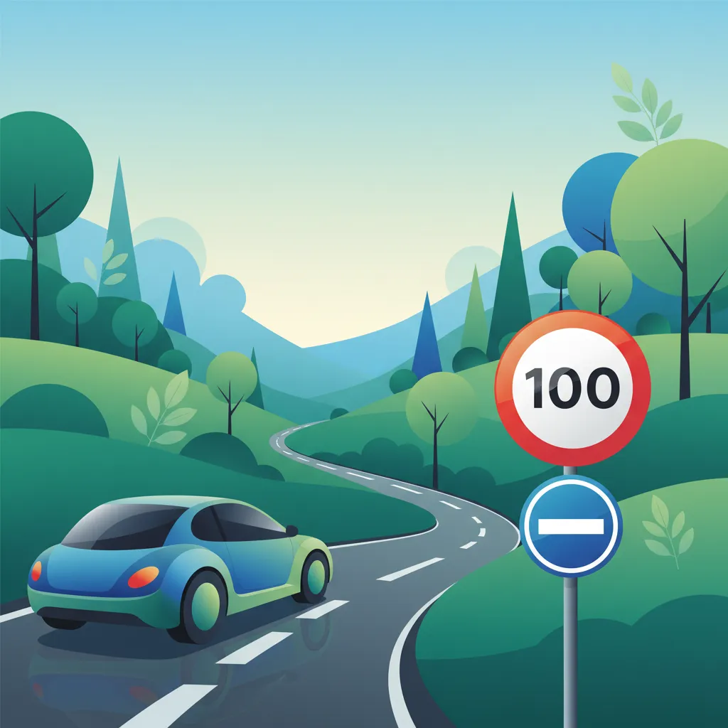 Dutch Motorcycle Theory (A2): Fixed Speed Limits and Sign Interpretation