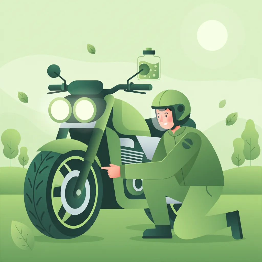 Pre-Ride Inspection Checklist (Lights, Tires, Fluids) driving theory lesson