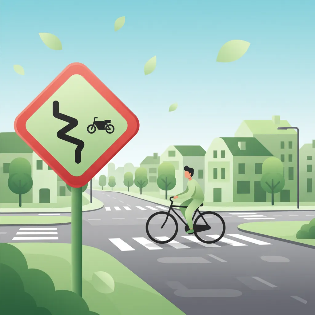 Warning Signs Relevant to Two‑Wheelers lesson overview image