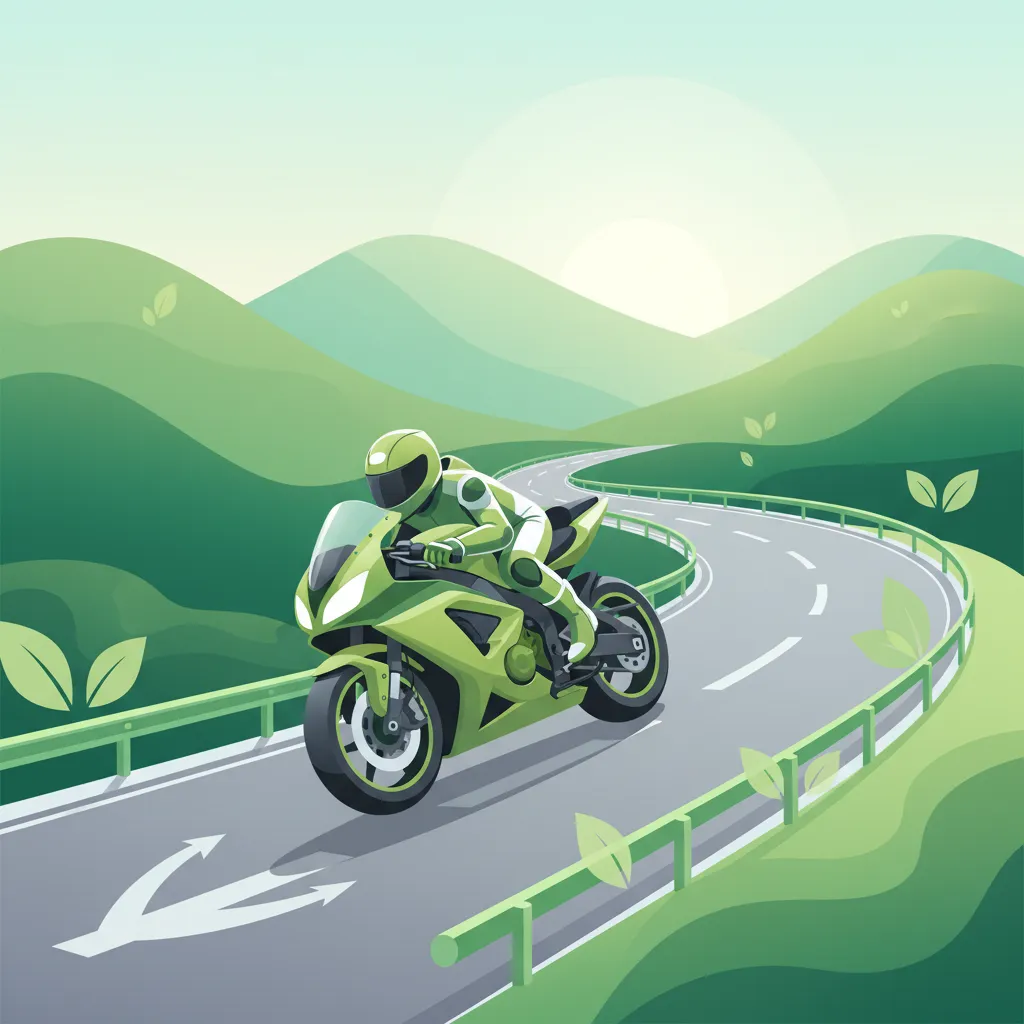 Teoría de Moto Categoría A Holandesa: Posición Corporal y Gestión del Ángulo de Inclinación