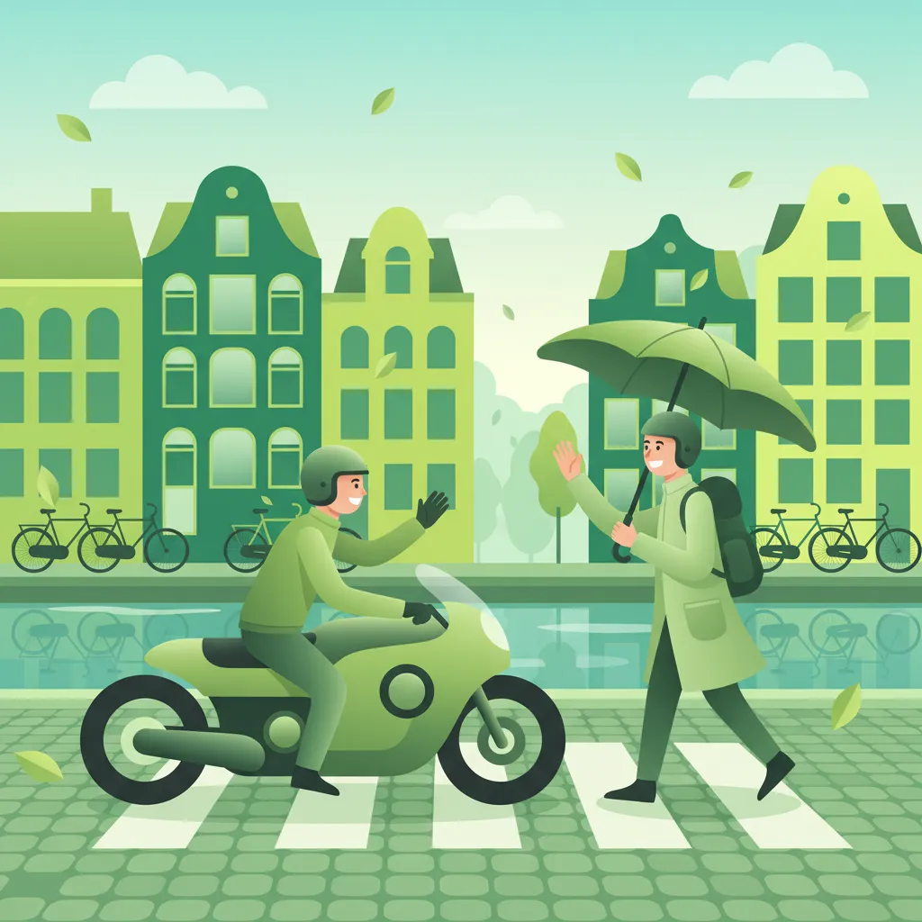 Overzichtsafbeelding van de les Aansprakelijkheid en Zorgplicht voor Motorrijders