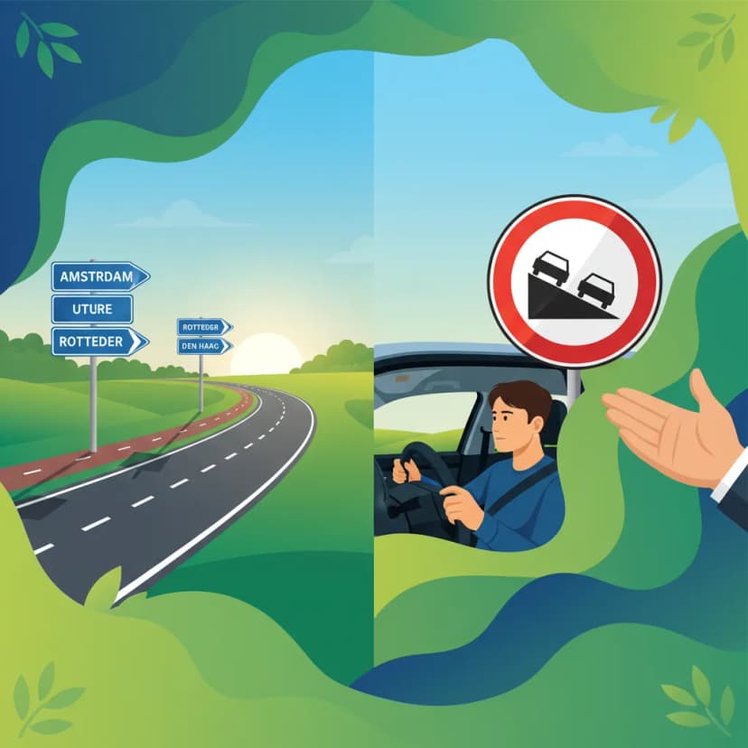 Information & Directional Signs (B-codes) driving theory lesson