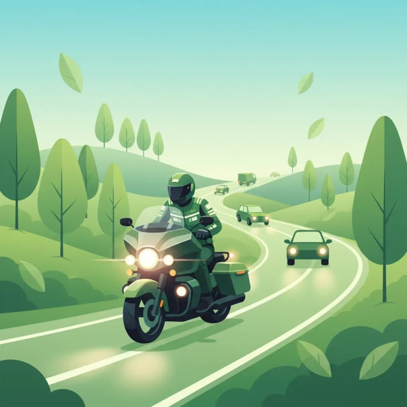 Advanced Use of Motorcycle Lighting for Conspicuity lesson image