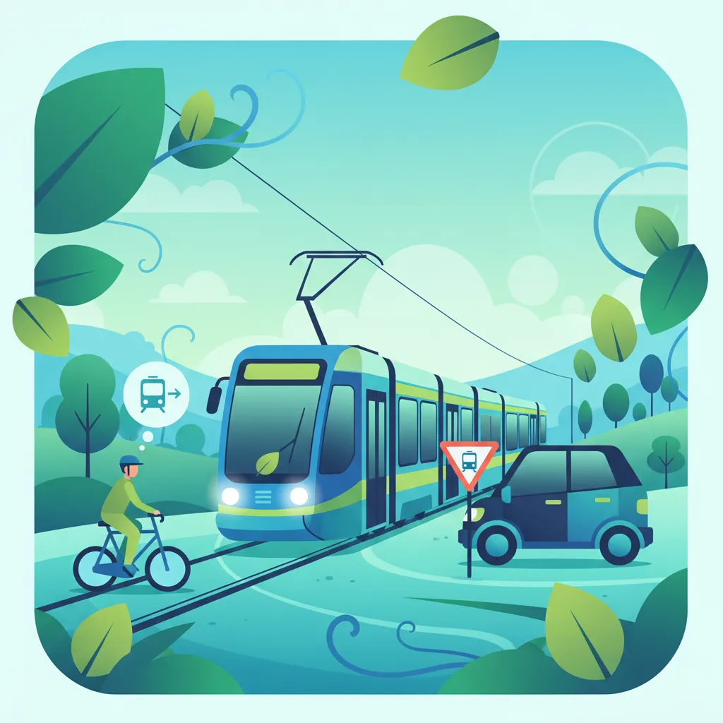 Dutch Motorcycle Theory A: Priority at Tram Crossings (tramoversteek)
