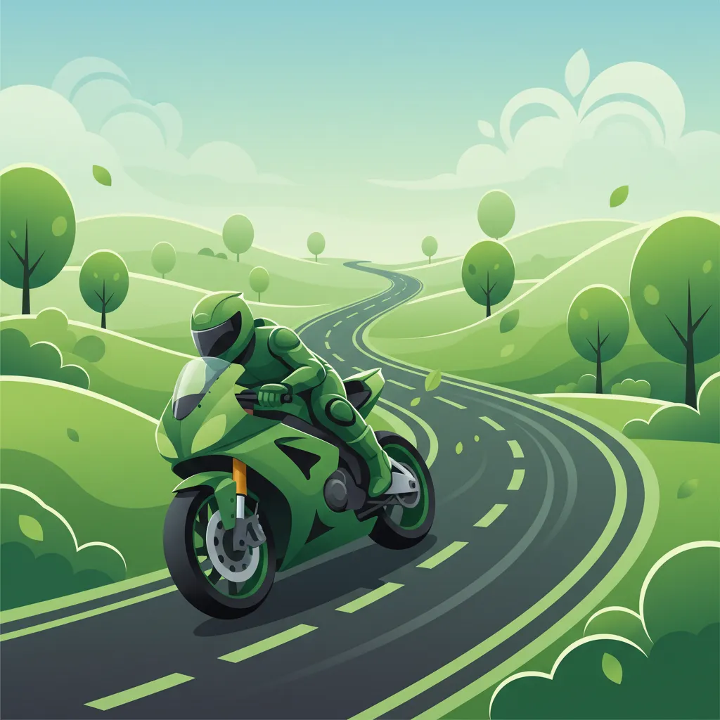 Dutch Motorcycle Theory A: Counter-Steering and Rapid Direction Changes