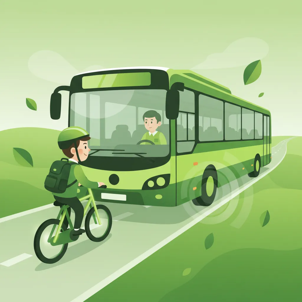 Interaction with Heavy Vehicles and Buses lesson image