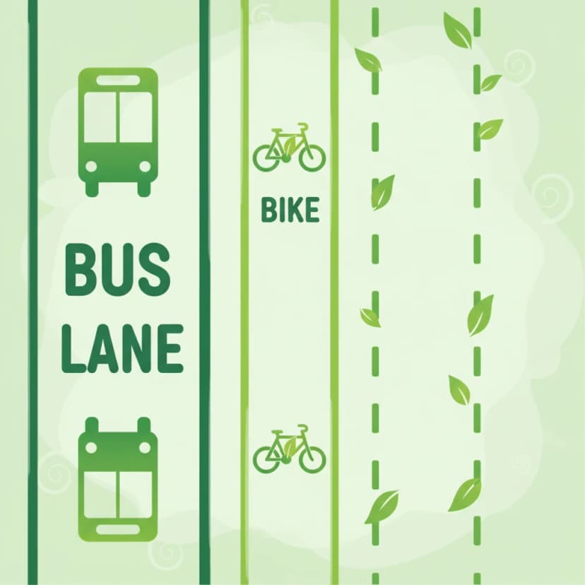 Special Lanes and Road Markings lesson image