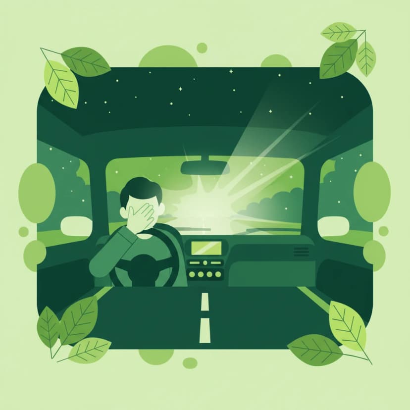 Visibility: Seeing, Being Seen, and Glare driving theory lesson