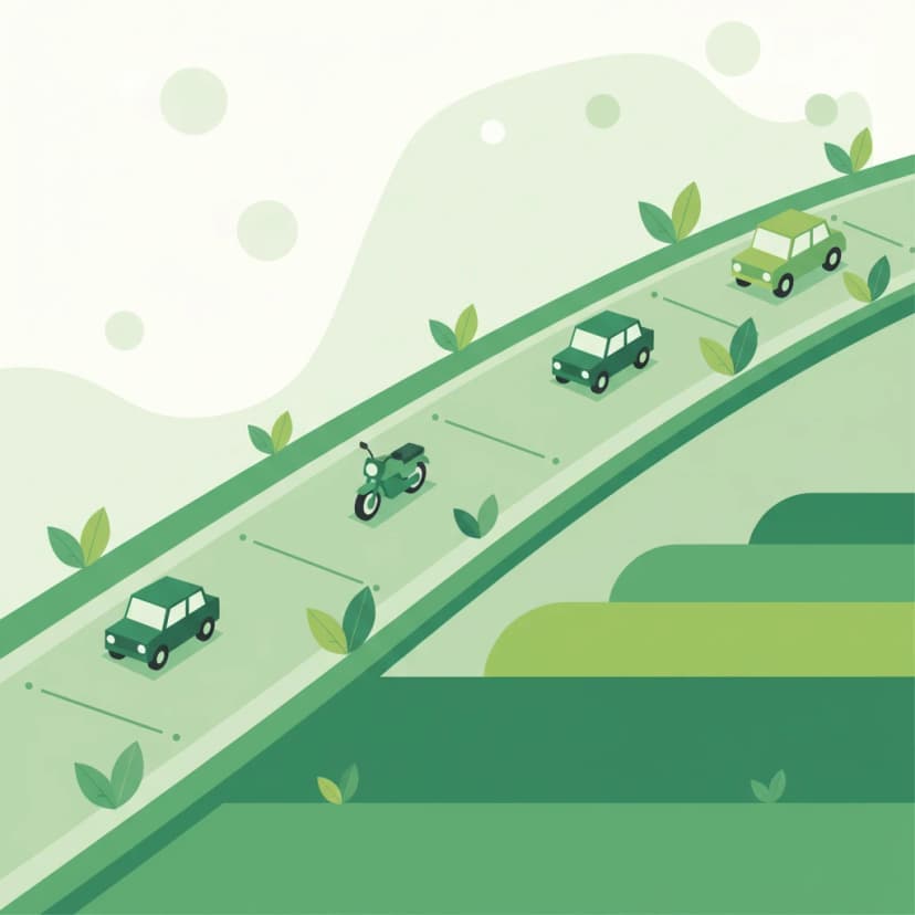 Obraz lekcji Motocykliści i inne typy pojazdów