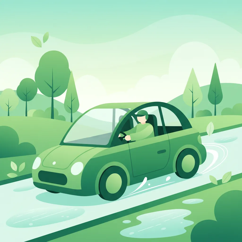 Dutch Driving Theory AM: Wet, Icy, and Slippery Surface Adjustments