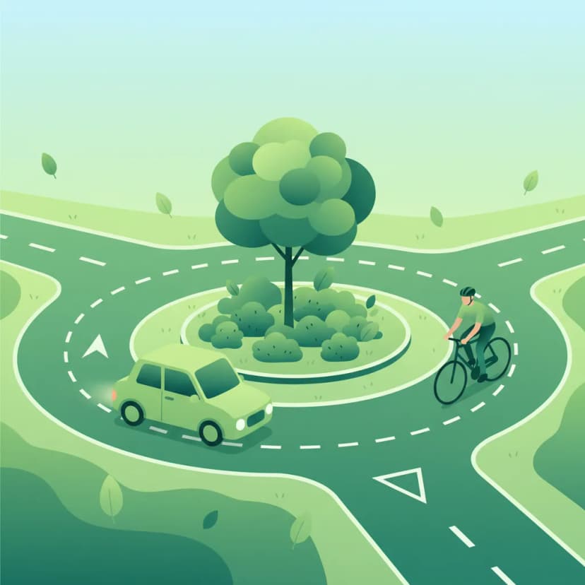 Priority Rules & Roundabout Navigation driving theory lesson