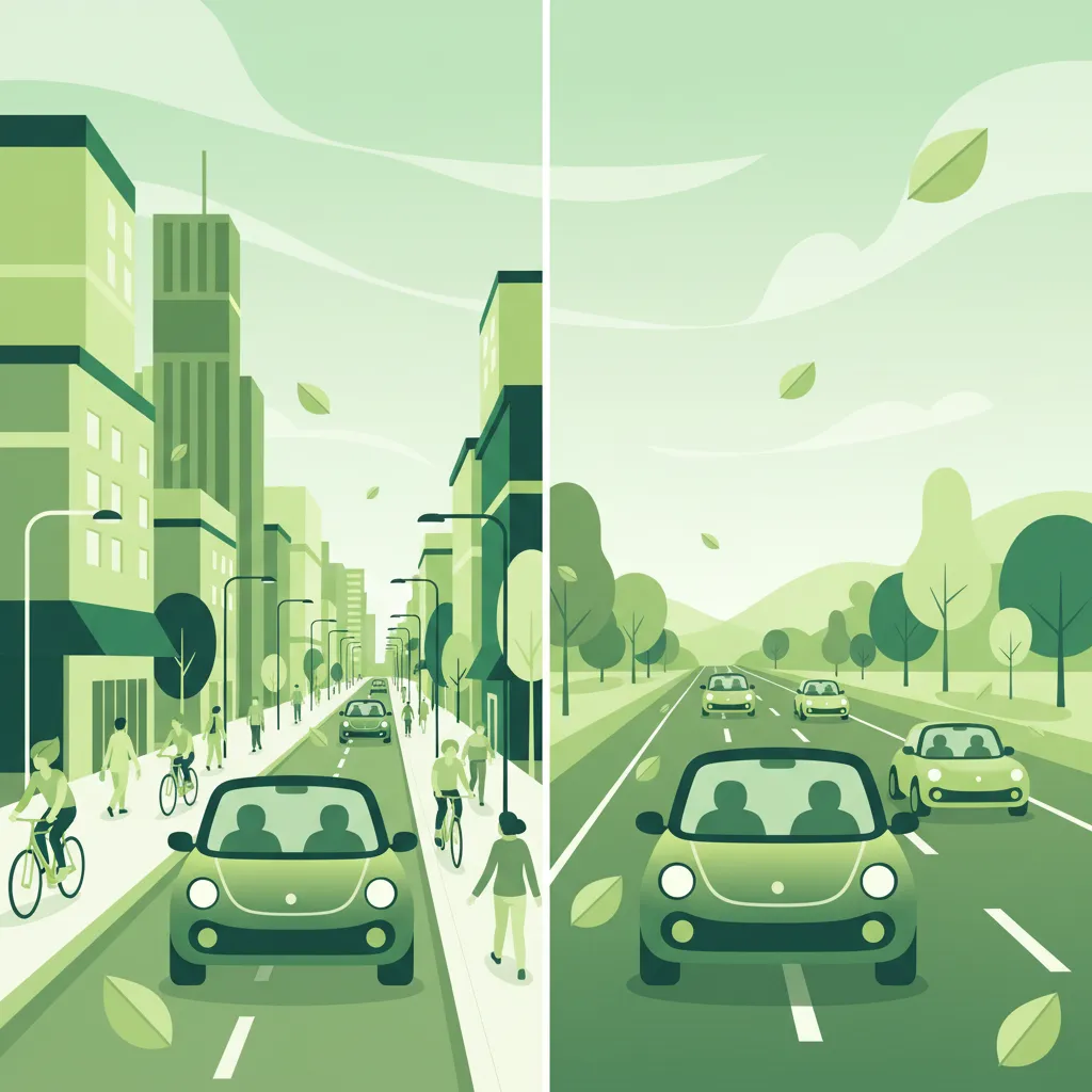 Obraz lekcji Dostosowanie w środowisku miejskim vs. ekspresowym