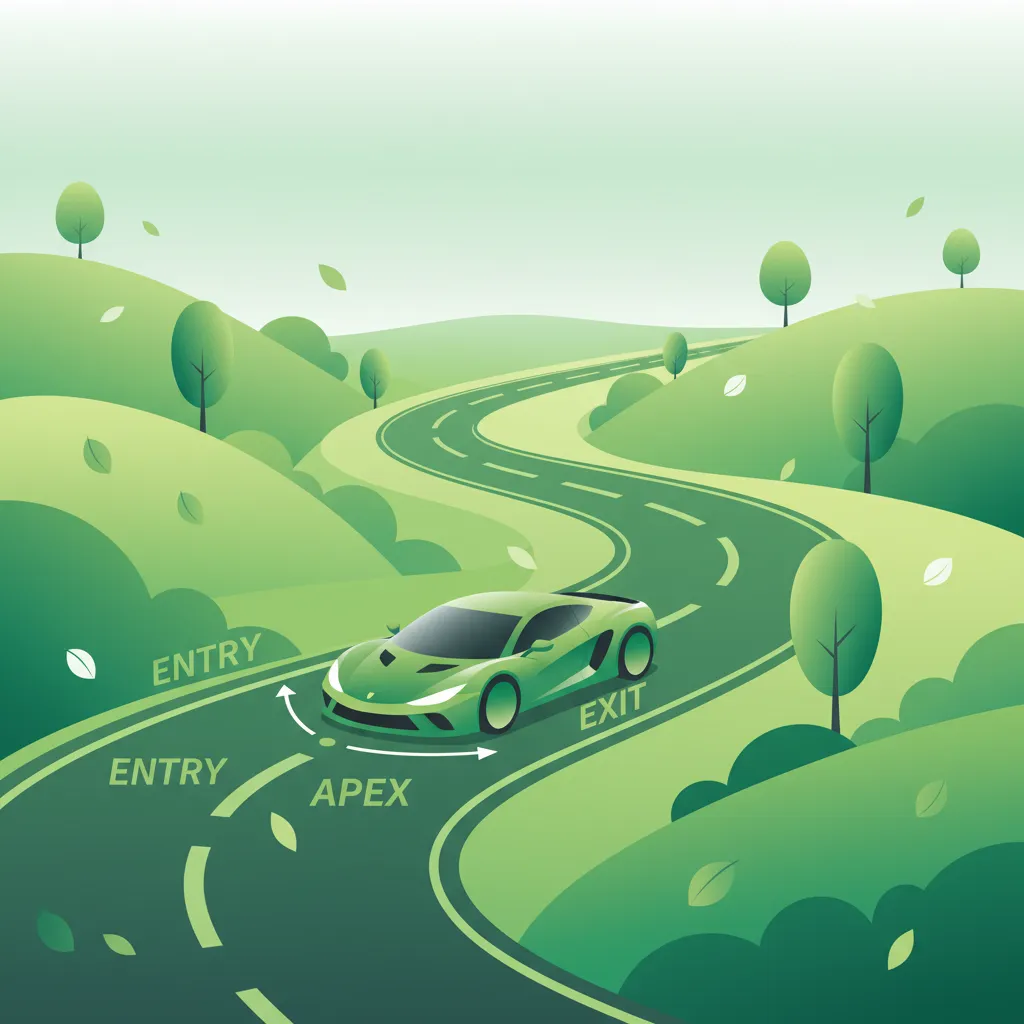 Teoría de Moto Categoría A Holandesa: Entrada en Curva, Apex y Salida