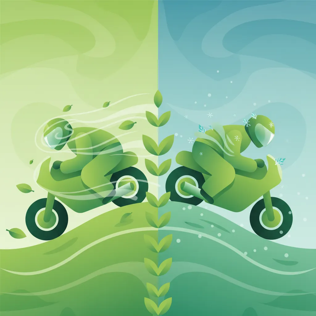 Adjusting Riding Style for Wind and Temperature lesson overview image