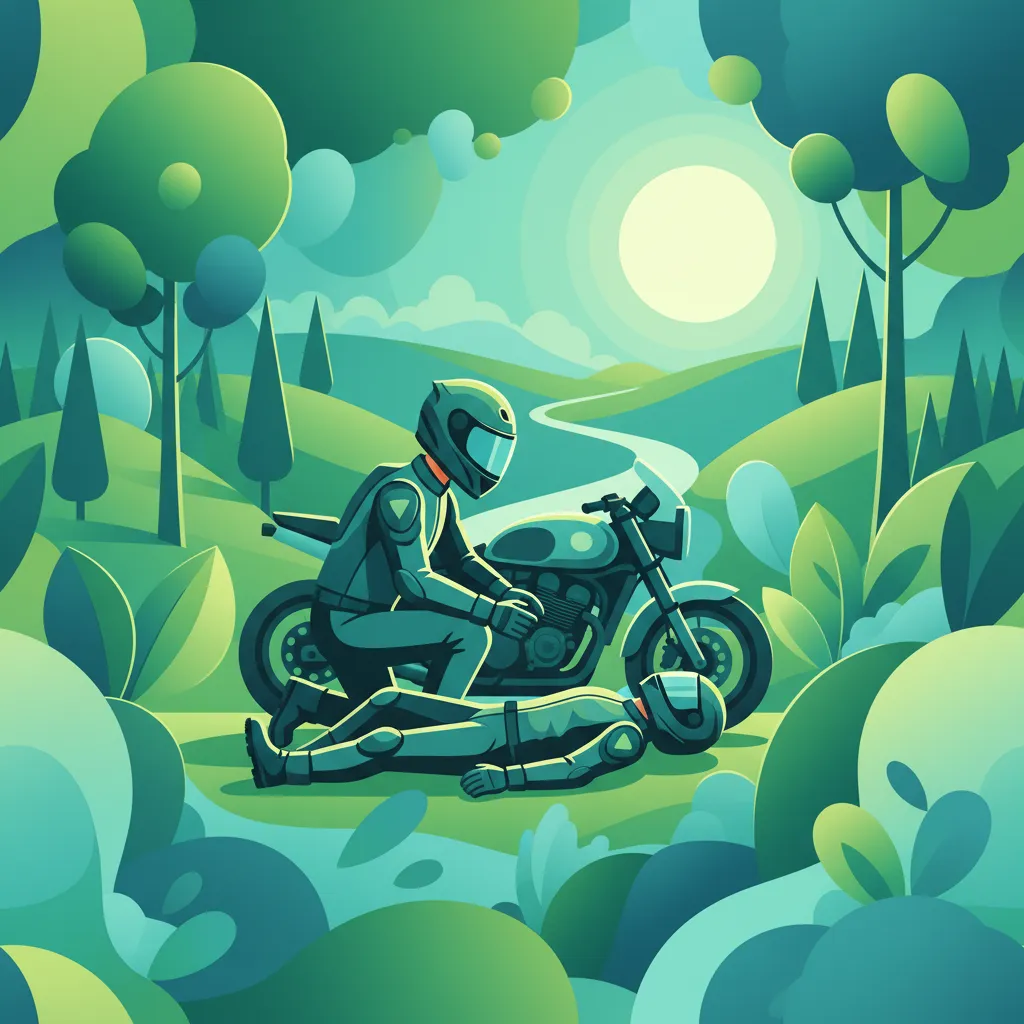 Overzichtsafbeelding van de les Eerste Hulp Basics voor Motorrijders