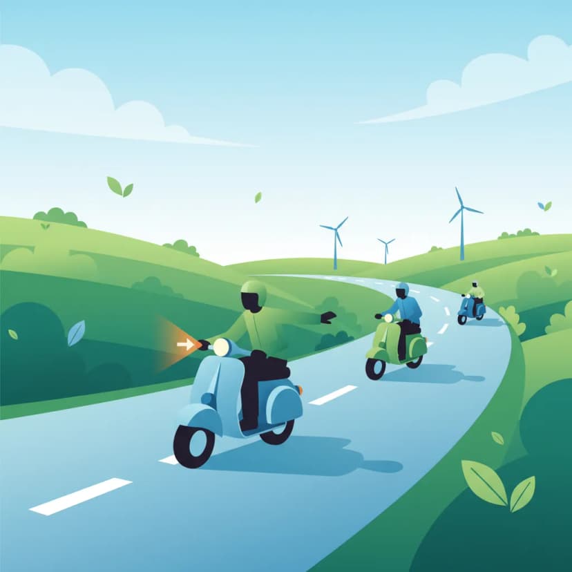 Conducción Segura en Grupo para Ciclomotores en el Tráfico Holandés