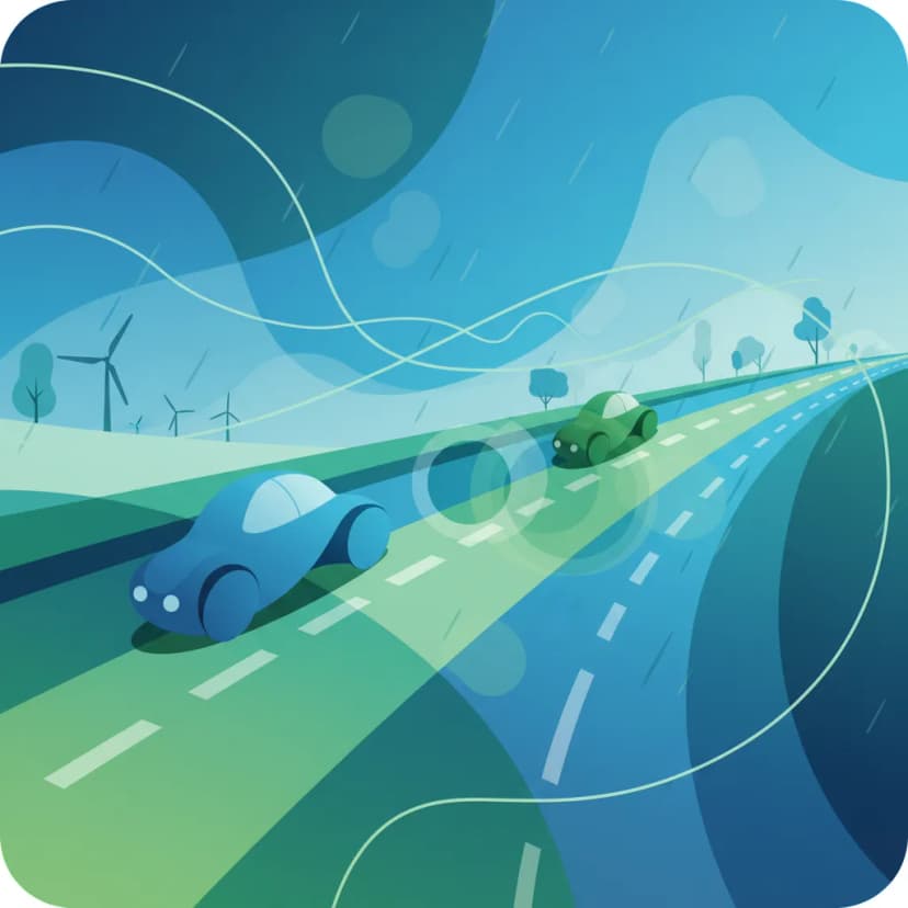 Bezpieczna odległość od poprzedzającego pojazdu w ruchu drogowym w Holandii