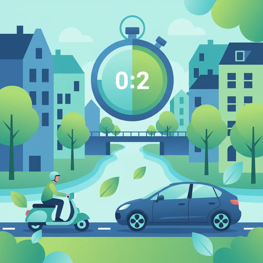 Bezpieczne Odległości od Poprzedzających Pojazdów dla Skuterów w Holenderskim Ruchu Drogowym