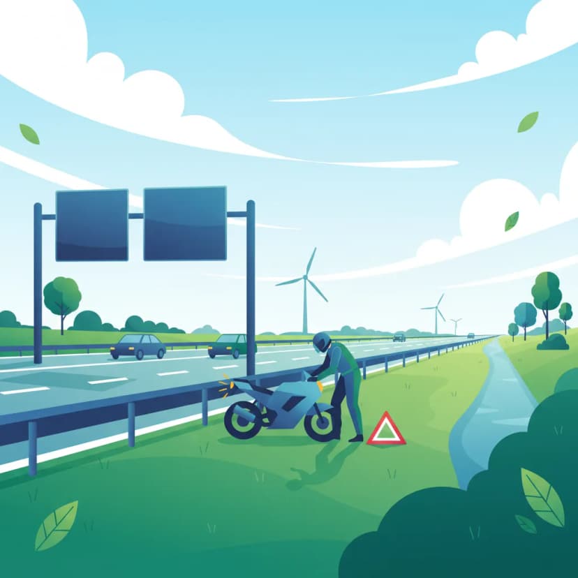 Manejo de Averías de Motocicleta en los Países Bajos