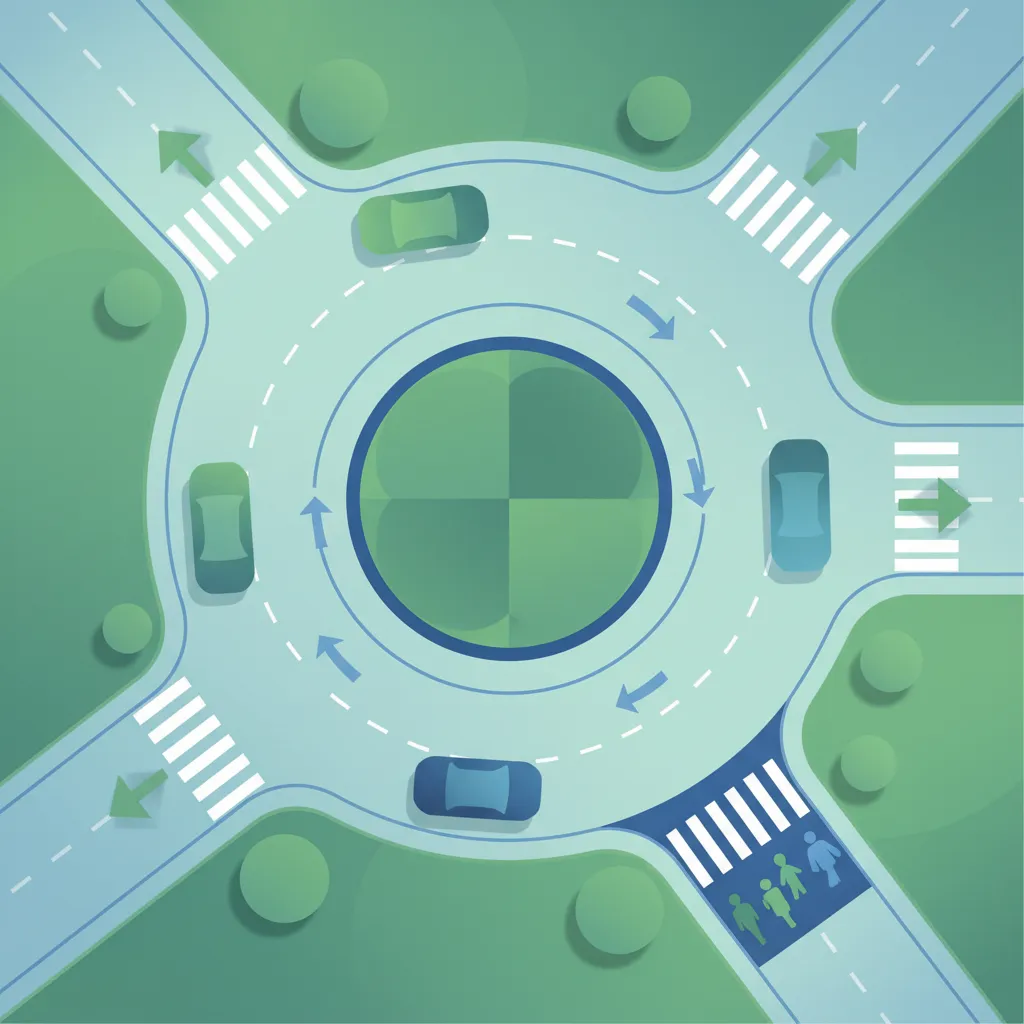 Inrijden van rotondes en voorrangsregels in het Nederlandse verkeer