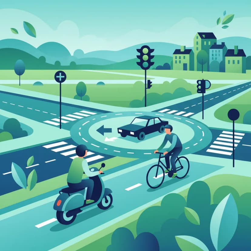 Moped Öncelik Kuralları Hollanda Trafiğinde