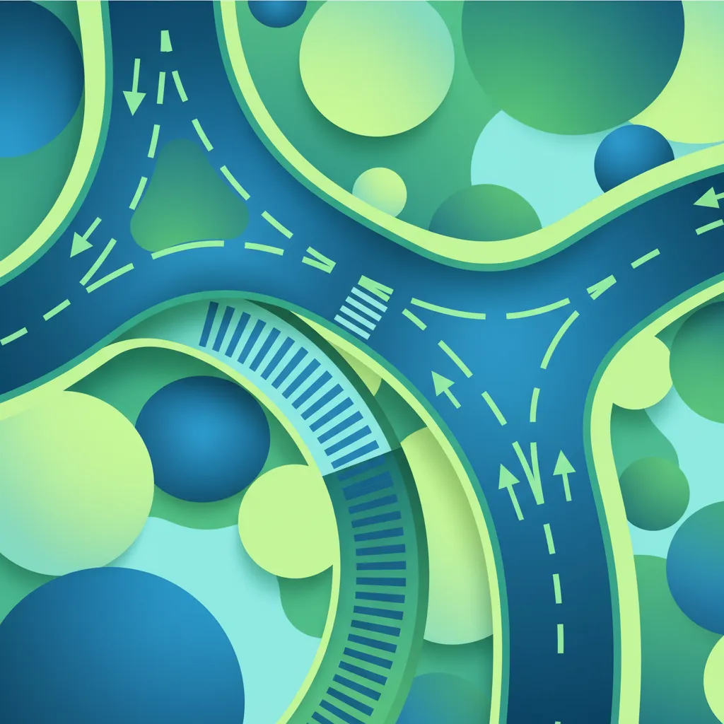 Comprensión de las flechas de carril y las marcas direccionales para la teoría de la conducción neerlandesa