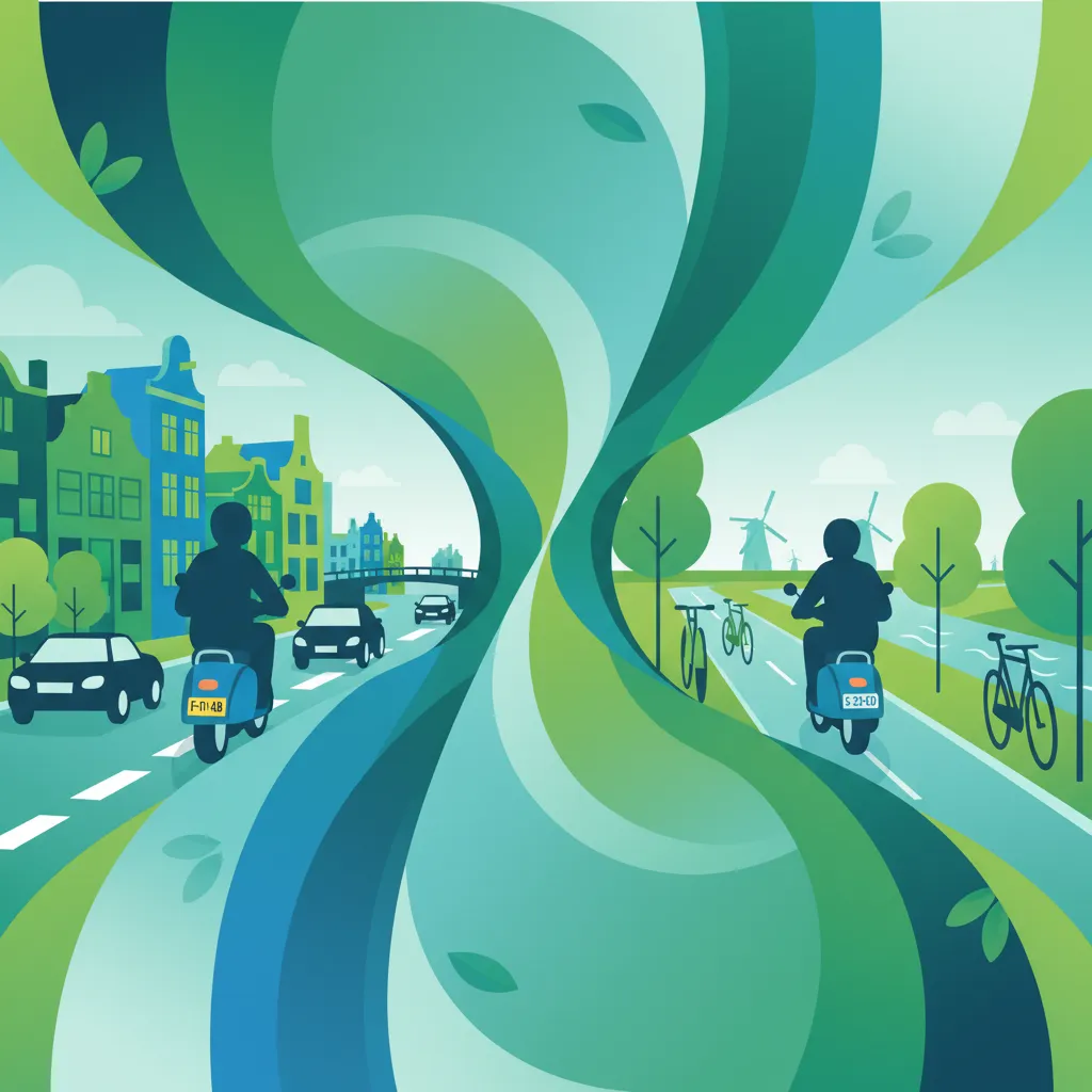 Placas Azul vs. Amarilla: Normas para Ciclomotores en los Países Bajos
