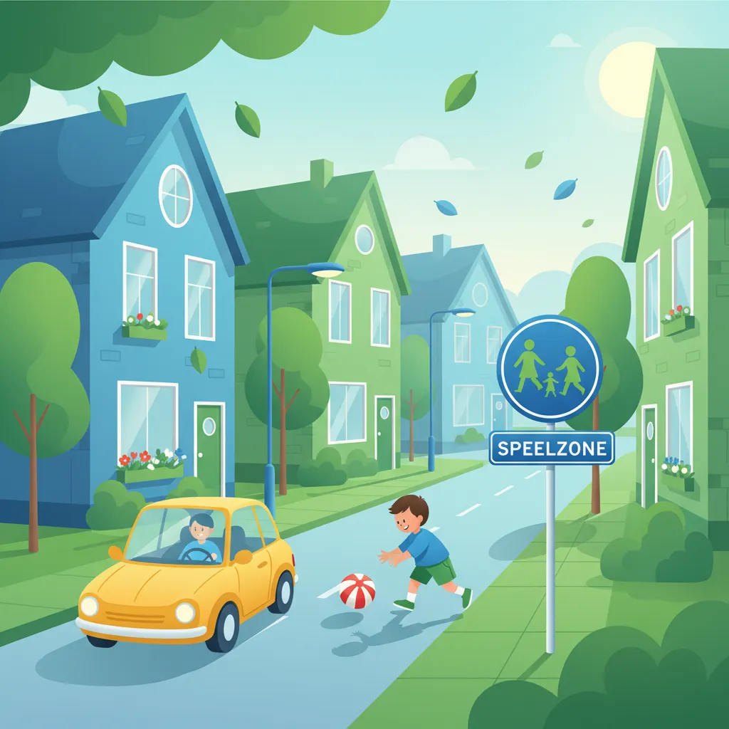 Normas de Conducción en Zonas Residenciales Holandesas y Seguridad en Parques Infantiles
