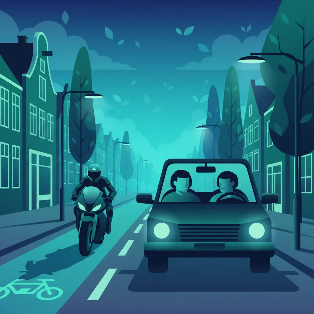Enhanced Motorcycle Awareness for Your Dutch Driving License Theory Exam