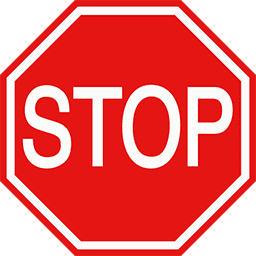 B7 - Stop en Voorrang Verlenen verkeersbord