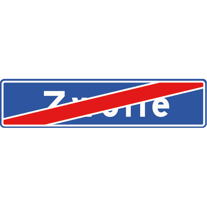 H2 - End of Built-Up Area road sign