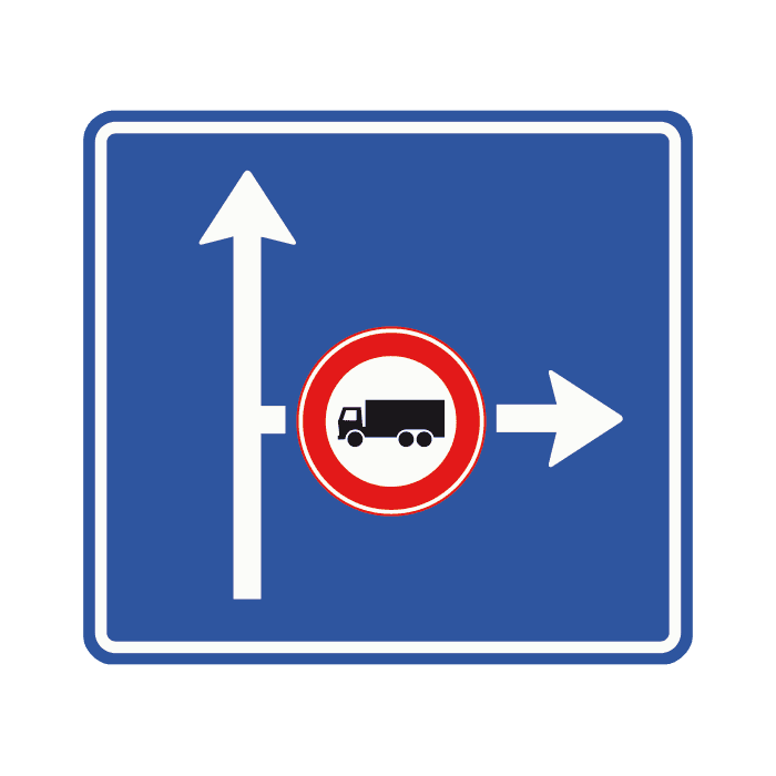 L10 - Pre-Indication of Traffic Measures road sign
