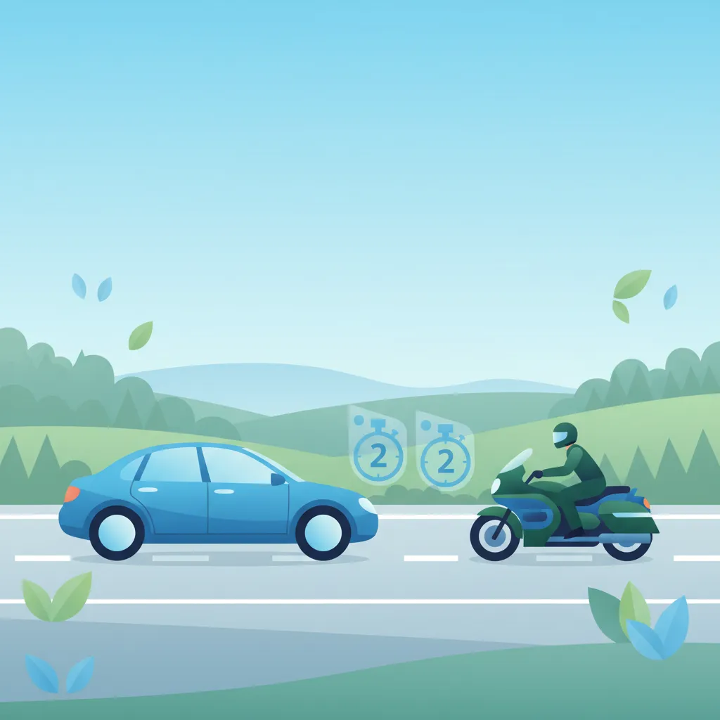 Obraz przeglądu jednostki Bezpieczna odległość i percepcja zagrożeń